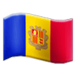 Flag: Andorra Emoji, Samsung style