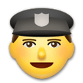 Police Officer Emoji, LG style