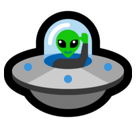 Flying Saucer Emoji, Microsoft style