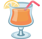 Tropical Drink Emoji, Facebook style