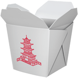 Takeout Box Emoji, Apple style