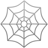 Spider Web Emoji, Apple style
