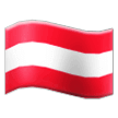 Flag: Austria Emoji, Samsung style