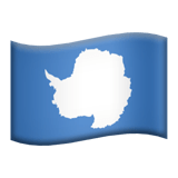 Flag: Antarctica Emoji, Apple style