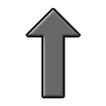 Up Arrow Emoji, Samsung style