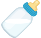 Baby Bottle Emoji, Facebook style
