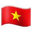 Flag: Vietnam Emoji, Samsung style
