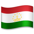 Flag: Tajikistan Emoji, LG style