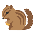 Chipmunk Emoji, Google style