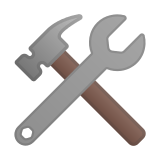 Hammer and Wrench Emoji, Google style