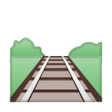 Railway Track Emoji, Google style