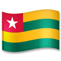 Flag: Togo Emoji, LG style