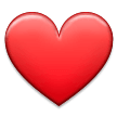 Red Heart Emoji, Samsung style