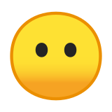 Face Without Mouth Emoji, Google style