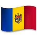 Flag: Moldova Emoji, LG style