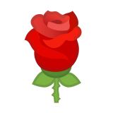Rose Emoji, Google style