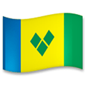 Flag: St. Vincent & Grenadines Emoji, LG style