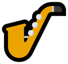 Saxophone Emoji, Microsoft style