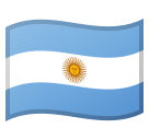 Flag: Argentina Emoji, Microsoft style