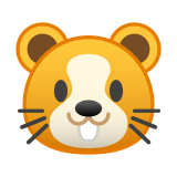 Hamster Face Emoji, Google style