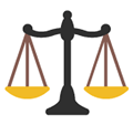 Balance Scale Emoji, Google style