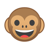 Monkey Face Emoji, Google style
