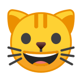 Cat Face Emoji, Google style