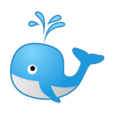 Spouting Whale Emoji, Google style