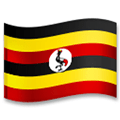 Flag: Uganda Emoji, LG style