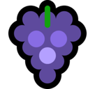 Grapes Emoji, Microsoft style