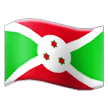Flag: Burundi Emoji, Samsung style