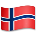 Flag: Svalbard & Jan Mayen Emoji, LG style