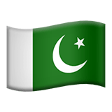Flag: Pakistan Emoji, Apple style