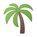 Palm Tree Emoji, Google style