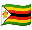 Flag: Zimbabwe Emoji, Microsoft style
