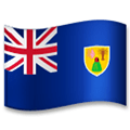 Flag: Turks & Caicos Islands Emoji, LG style