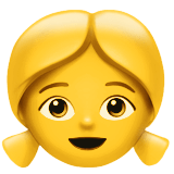 Girl Emoji, Apple style
