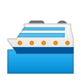 Passenger Ship Emoji, Google style