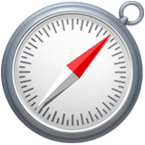 Compass Emoji, Apple style