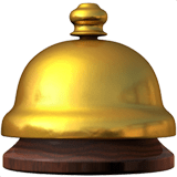 Bellhop Bell Emoji, Apple style