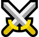 Crossed Swords Emoji, Microsoft style