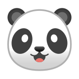 Panda Face Emoji, Google style
