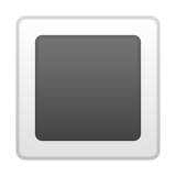 White Square Button Emoji, Google style