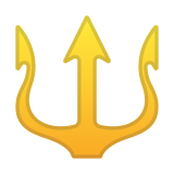 Trident Emblem Emoji, Google style