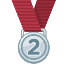 2nd Place Medal Emoji, Facebook style