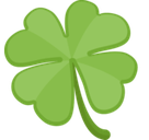 Four Leaf Clover Emoji, Facebook style