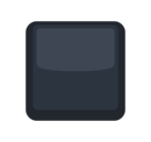 Black Medium Square Emoji, Facebook style