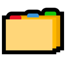 Card Index Dividers Emoji, Microsoft style