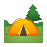 Camping Emoji, Google style