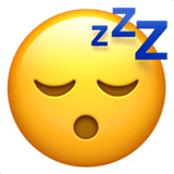 Sleepy Emoji, Apple style